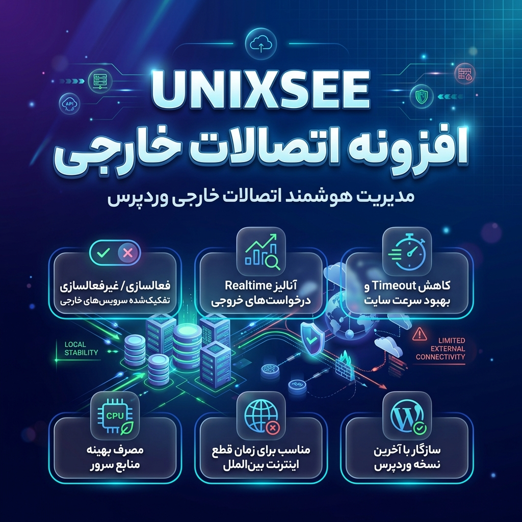 افزونه اتصالات خارجی (UNIXSEE)