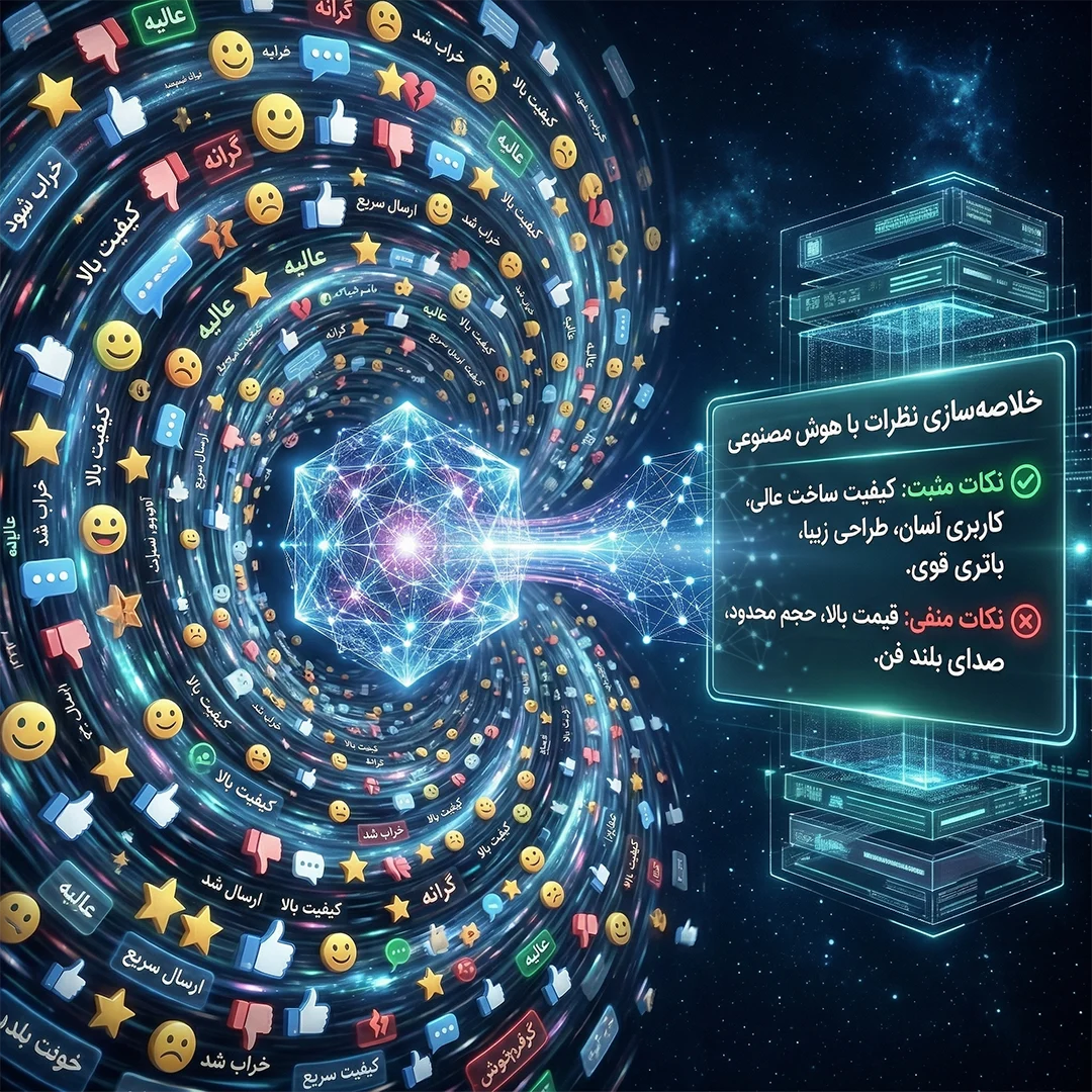 خلاصه نظرات با هوش مصنوعی باکالا